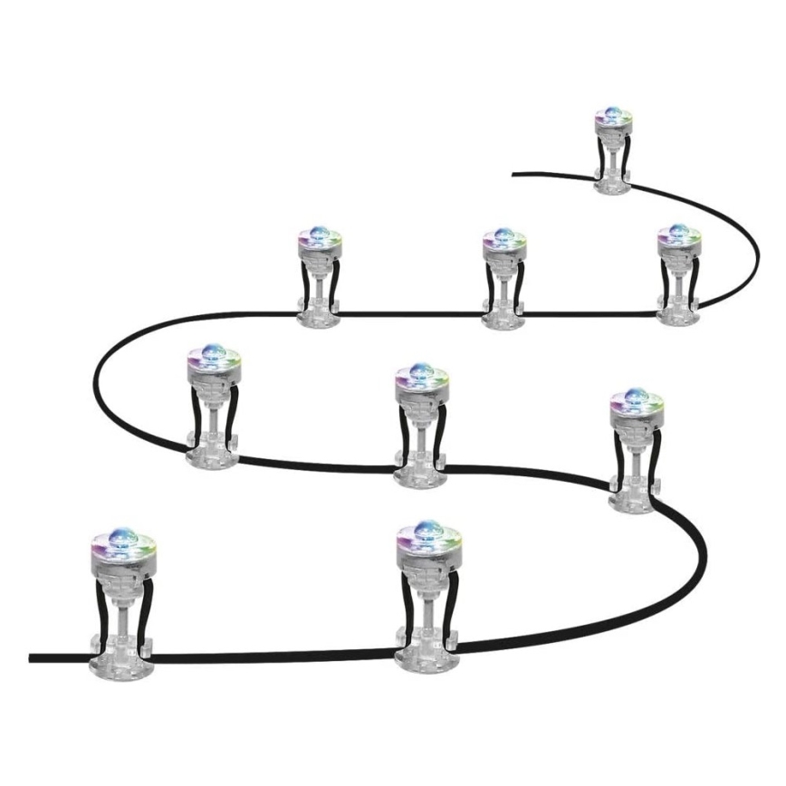 Ledvance - LED RGB Außenverlängerungssatz SMART+ DOT 9xLED/2,5W/230V IP65 Wi-Fi