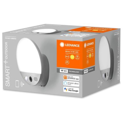 Ledvance - LED Außenwandleuchte mit Sensor und Kamera SMART+ LED/15W/230V Wi-Fi IP44