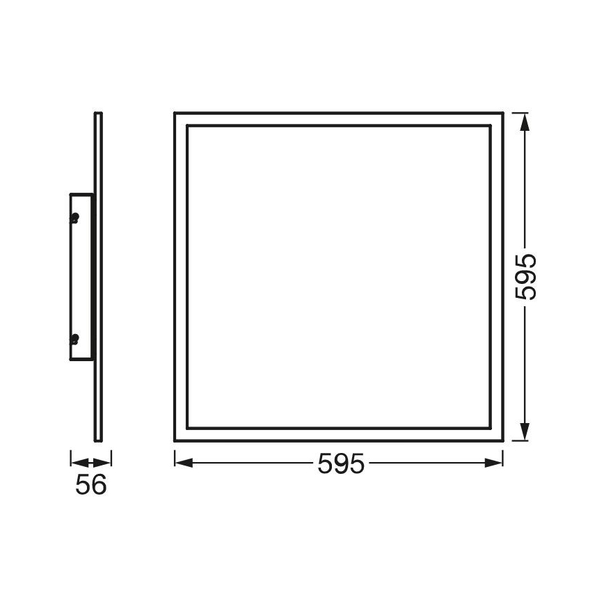 Ledvance - LED RGBW dimmbares Aufbaumodul SMART+ PLANON LED/40W/230V Wi-Fi + Fernbedienung