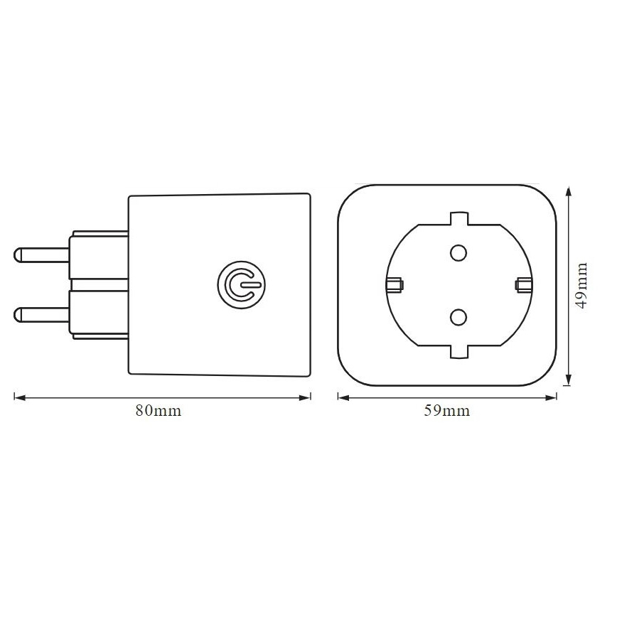 Ledvance - Smart-Steckdose SCHUKO SMART+ EU Wi-Fi