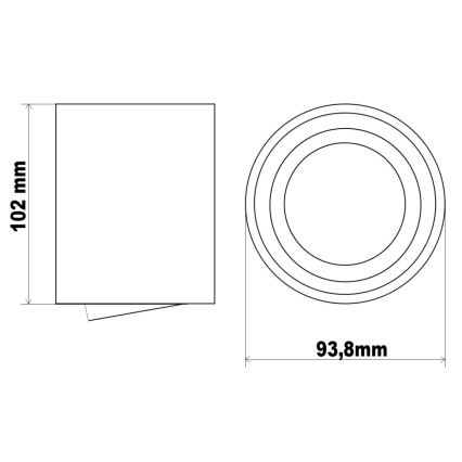 Ledvance - Spotlight TUBA 1xGU10/50W/230V