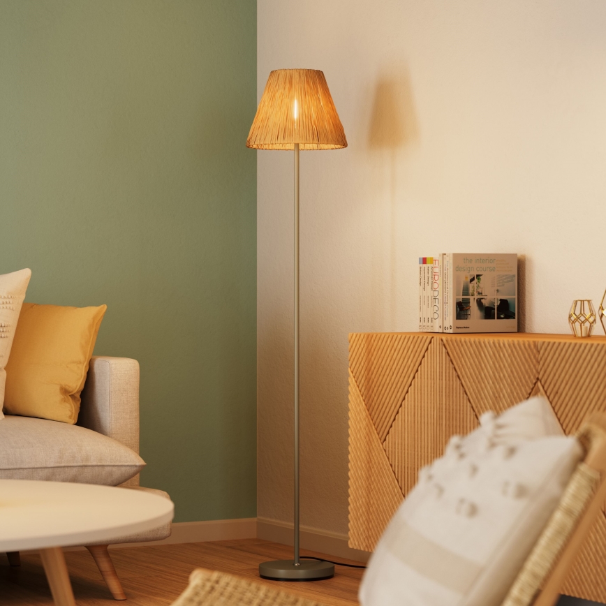 Ledvance - Stehleuchte DECOR RAFFIA 1xE27/15W/230V Raffiabast