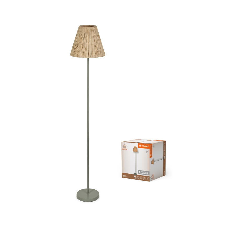Ledvance - Stehleuchte DECOR RAFFIA 1xE27/15W/230V Raffiabast