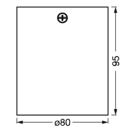 Ledvance - Strahler SPOT 1xGU10/7W/230V schwarz