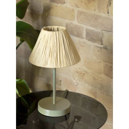 Ledvance - Tischleuchte DECOR RAFFIA 1xE27/15W/230V Raffiabast