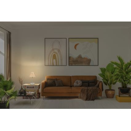 Ledvance - Tischleuchte DECOR RAFFIA 1xE27/15W/230V Raffiabast