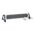 Legrand 049416 - Verlängerungskabel mit Schalter 3Z Typ E + USB-A + USB-C 1,5m