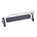 Legrand 049459 - Verlängerungskabel mit Schalter 4Z Typ E 3m