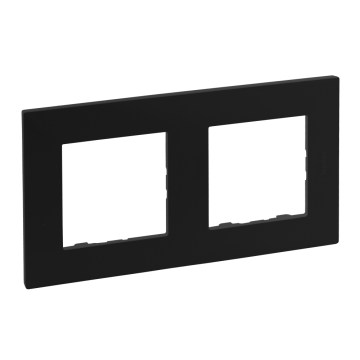 Legrand - 2-fach-Rahmen NILOE STEP Schwarz