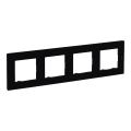 Legrand - 4-fach-Rahmen NILOE STEP, schwarz