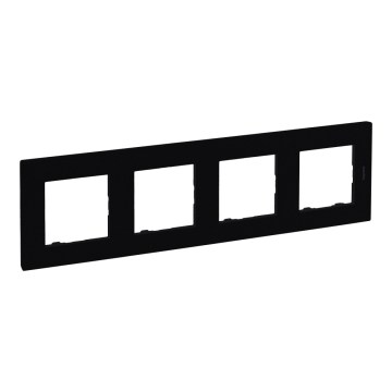 Legrand - 4-fach-Rahmen NILOE STEP, schwarz