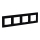 Legrand - 4-fach-Rahmen NILOE STEP, schwarz
