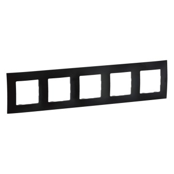 Legrand - 5-fach-Rahmen NILOE schwarz