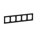 Legrand - 5-fach-Rahmen SUNO schwarz