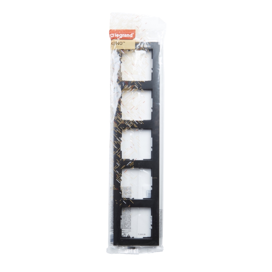 Legrand - 5-fach-Rahmen SUNO schwarz