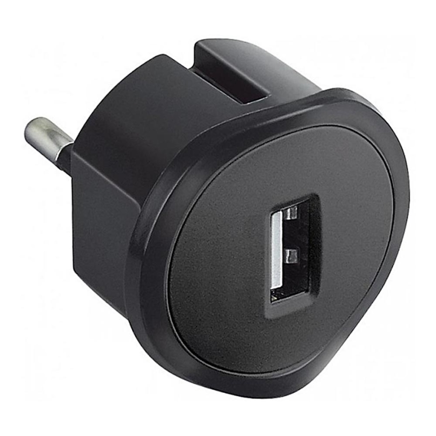 Legrand 50681 - Adapter USB in die Steckdose 230V/1,5A schwarz