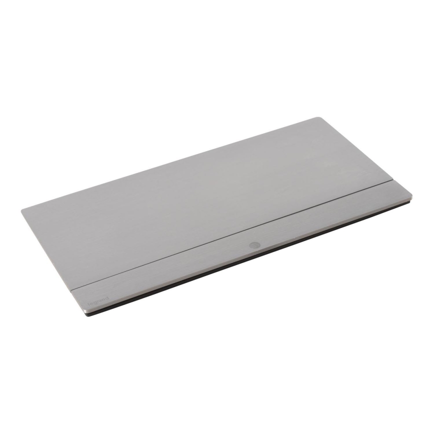 Legrand 654808 - Steckdosen-Gestell für Tischplatte POP-UP 8M silbern