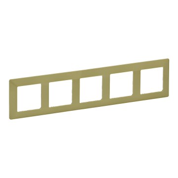 Legrand 754085 - Rahmen für Schalter VALENA LIFE 5P grün