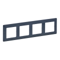 Legrand 754094 - Abdeckrahmen für Schalter VALENA LIFE 4-fach azurblau