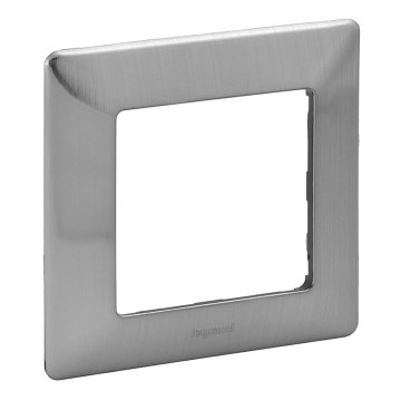 Legrand 754151 - Rahmen für Schalter VALENA LIFE 1P Edelstahl