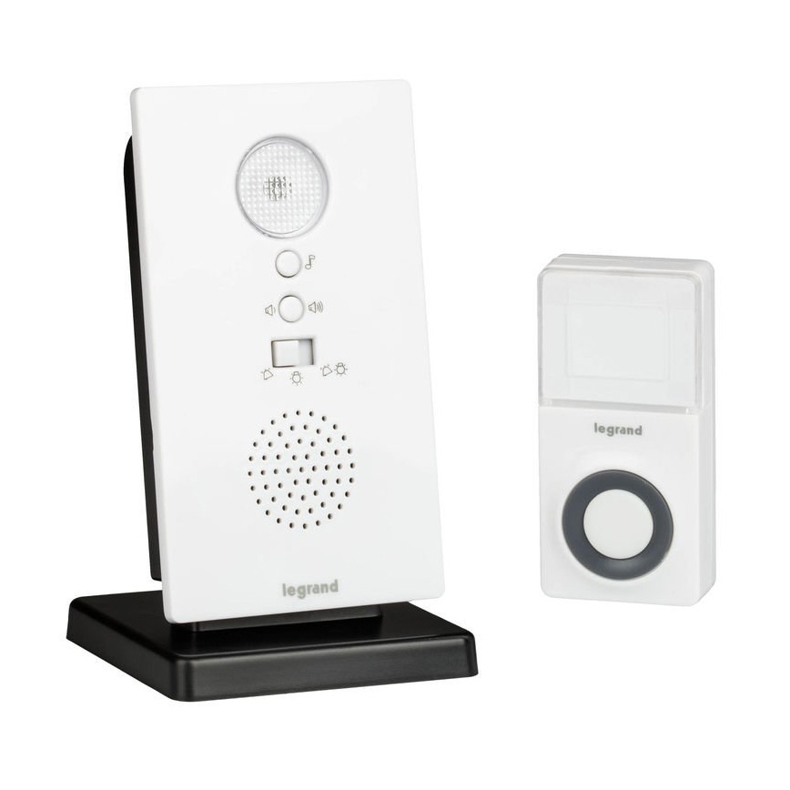 Legrand 94224 - kabellose Klingel ELIOT mit Signalisierung LED