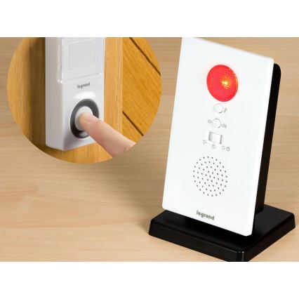 Legrand 94224 - kabellose Klingel ELIOT mit Signalisierung LED