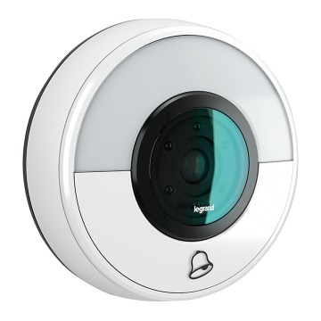 Legrand 94230 - kabellose Klingel + WIFI Kamera ELIOT weiß