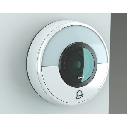Legrand 94230 - kabellose Klingel + WIFI Kamera ELIOT weiß
