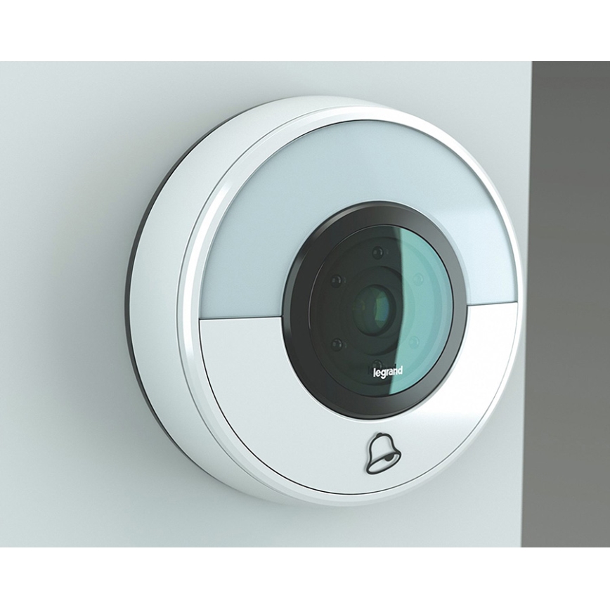 Legrand 94230 - kabellose Klingel + WIFI Kamera ELIOT weiß