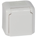 Legrand - Außen-Wandsteckdose 250V/16A FORIX IP44 weiß