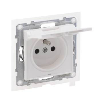 Legrand - Außensteckdose ohne Rahmen 250 V/16 A NILOE STEP IP44 weiß
