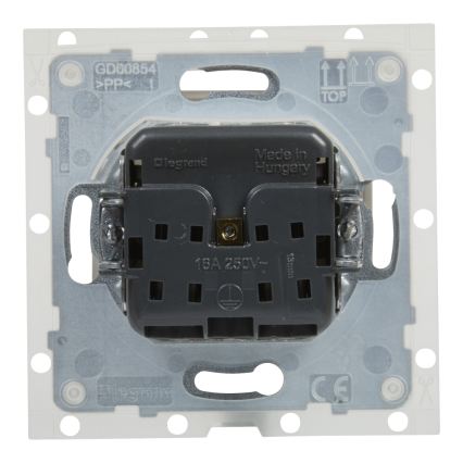 Legrand - Außensteckdose ohne Rahmen 250 V/16 A NILOE STEP IP44 weiß