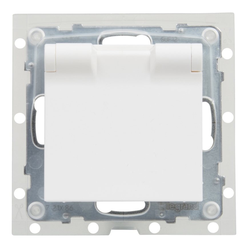 Legrand - Außensteckdose ohne Rahmen 250 V/16 A NILOE STEP IP44 weiß