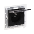 Legrand - Außensteckdose ohne Rahmen 250V/16A NILOE STEP IP44 schwarz
