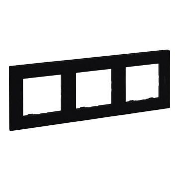 Legrand - Dreifach-Rahmen NILOE STEP schwarz