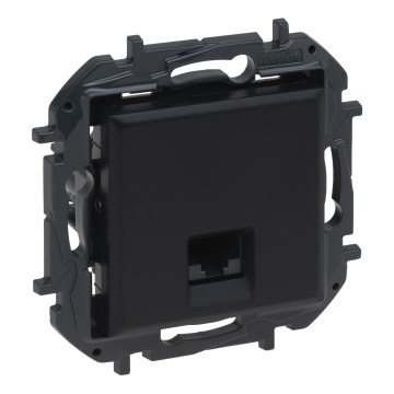 Legrand - Ethernet-Netzwerkdose rahmenlos RJ45 NILOE STEP schwarz