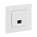 Legrand - Ethernet-Steckdose RJ45 mit Rahmen NILOE STEP weiß