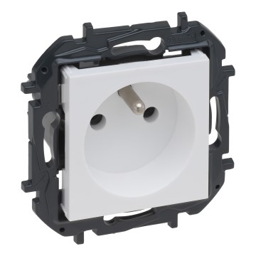 Legrand - Haushaltssteckdose rahmenlos 250V/16A NILOE STEP weiß