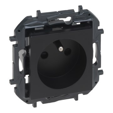Legrand - Rahmenlose Steckdose NILOE STEP 250 V/16 A, schwarz