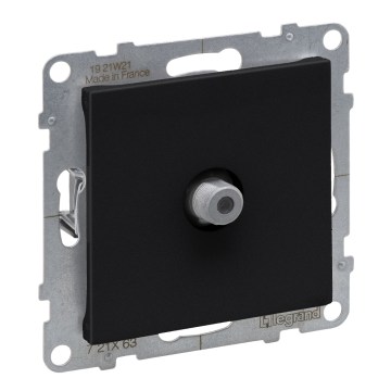 Legrand - rahmenlose TV-Steckdose SUNO schwarz