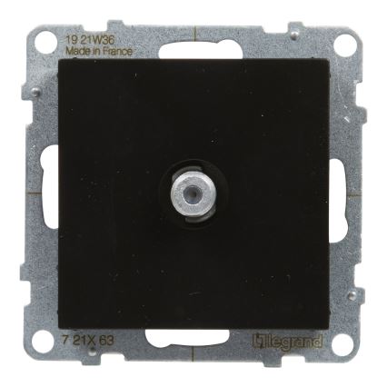 Legrand - rahmenlose TV-Steckdose SUNO schwarz