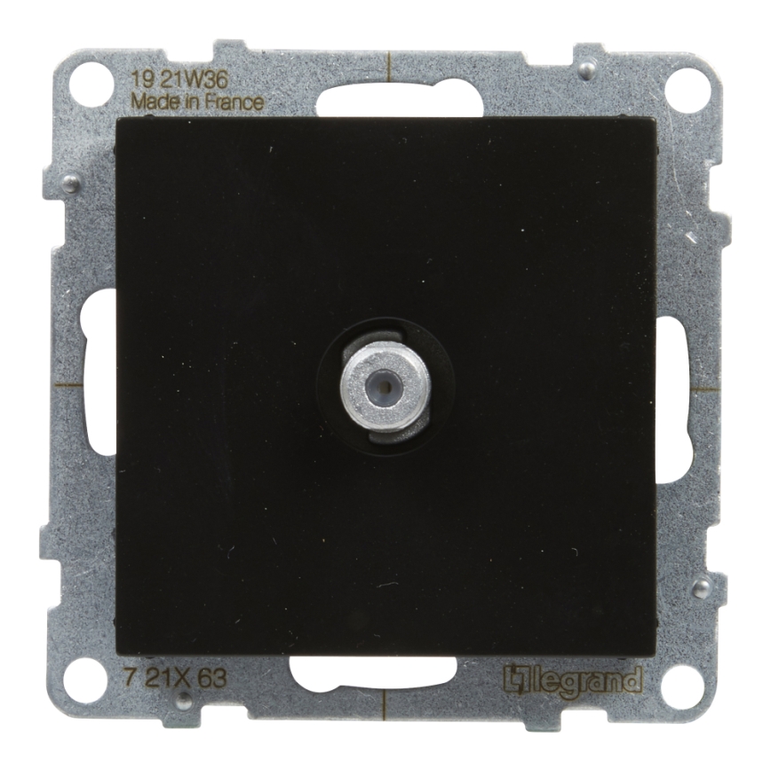 Legrand - rahmenlose TV-Steckdose SUNO schwarz