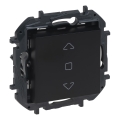 Legrand - Rahmenloser Jalousienschalter NILOE STEP schwarz