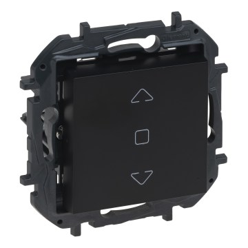 Legrand - Rahmenloser Jalousienschalter NILOE STEP schwarz
