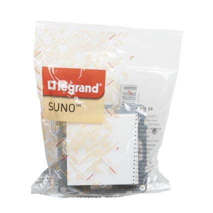 Legrand - rahmenloser Treppenlichtschalter Nr. 6 SUNO weiß