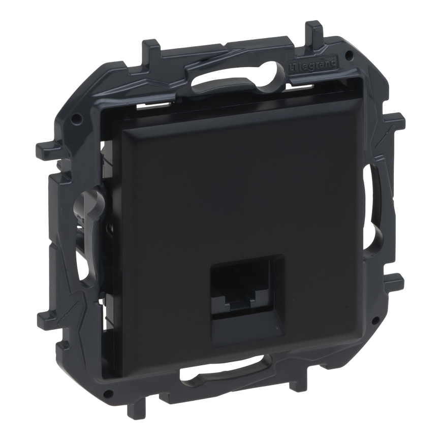 Legrand - RJ45-Ethernet-Anschlussdose rahmenlos NILOE STEP schwarz
