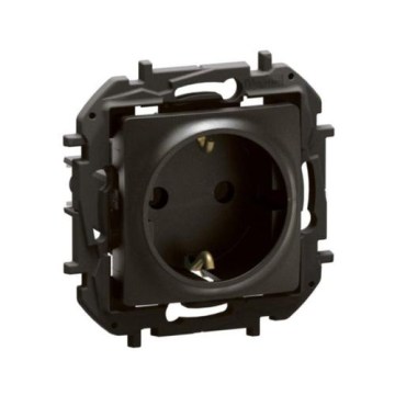 Legrand - Schuko-Steckdose 250V/16A NILOE schwarz