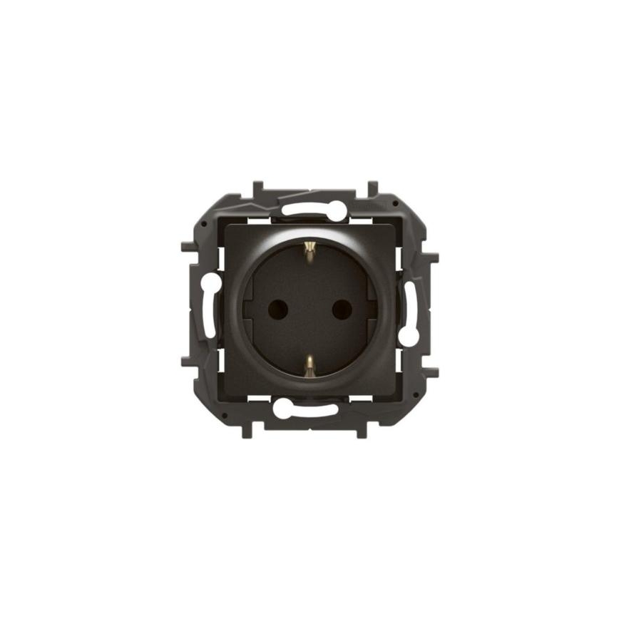Legrand - Schuko-Steckdose 250V/16A NILOE schwarz