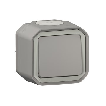 Legrand - Treppenhausschalter Nr. 6 PLEXO IP55 grau