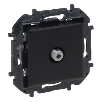 Legrand - TV-Anschlussdose ohne Rahmen NILOE STEP, schwarz